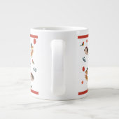 Festliche Tiere Jumbo-Tasse (Rückseite)