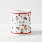 Festliche Tiere Jumbo-Tasse (Vorderseite)