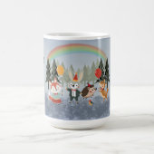 Festliche Tiere Kaffeetasse (Mittel)