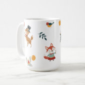 Festliche Tiere Kaffeetasse (Vorderseite Links)