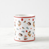 Festliche Tiere Kaffeetasse (Mittel)