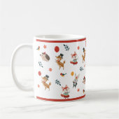 Festliche Tiere Kaffeetasse (Links)