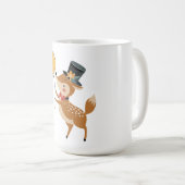 Festliche Tiere - Rehkitz Kaffeetasse (VorderseiteRechts)