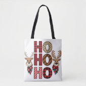 "Festliche Tragetaschen mit Candy Cane Tasche (Vorderseite)