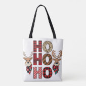 "Festliche Tragetaschen mit Candy Cane Tasche (Rückseite)