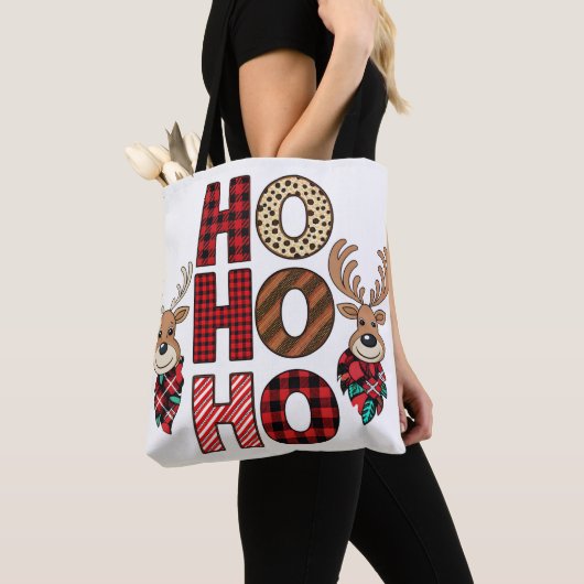 "Festliche Tragetaschen mit Candy Cane Tasche (Von Nahem)