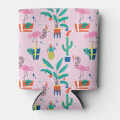 Festliche tropische Weihnachtsmuster Dosenkühler (Vorderseite)