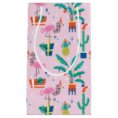 Festliche tropische Weihnachtsmuster Kleine Geschenktüte (Vorderseite)