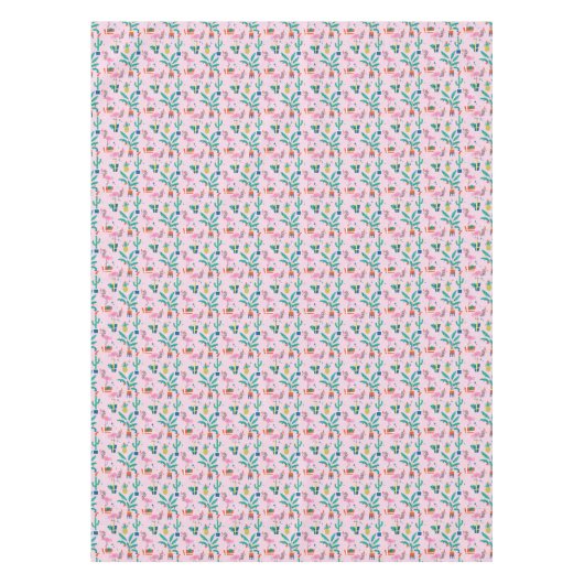 Festliche tropische Weihnachtsmuster Tischdecke (Vorderseite)