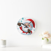 Festliche Uhr der Santa Wall (Zuhause)