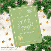 Festliche und elegante Frohe Festtage Gold