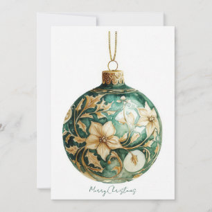 Festliche und elegante Weihnachtsgruß-Ornament Feiertagskarte
