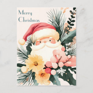 Festliche und elegante Weihnachtsgrüße Postkarte