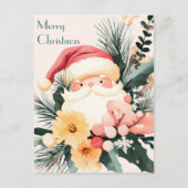 Festliche und elegante Weihnachtsgrüße Postkarte (Vorderseite)
