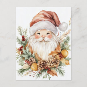 Festliche und elegante Weihnachtsgrüße Postkarte