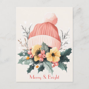 Festliche und elegante Weihnachtsgrüße Postkarte