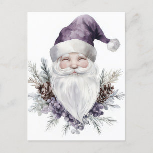 Festliche und elegante Weihnachtskarte Postkarte
