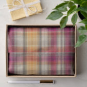 Festliche und Gingham-Muster-Optik Seidenpapier (Geschenk)