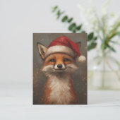 Festliche und Niedliche Weihnachtsfocken in der We Postkarte (Stehend Vorderseite)