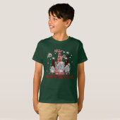 festliche unisex Weihnachtsgnomes T - Shirt (Vorne ganz)