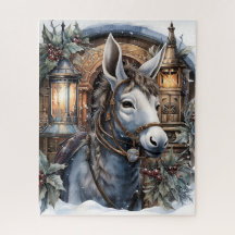 Festliche Unternehmen: Urlaub Donkey Jigsaw Puzzle
