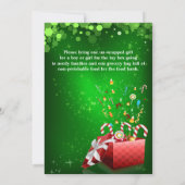 Festliche Unternehmensfeiertags-Party Einladung (Rückseite)