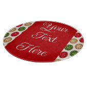 Festliche Urlaubsplanung Schneidebrett (Ecke)