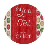 Festliche Urlaubsplanung Schneidebrett (Vorderseite)