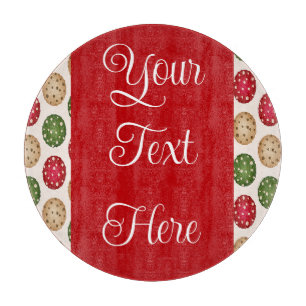 Festliche Urlaubsplanung Schneidebrett