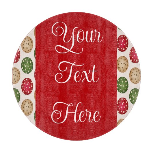 Festliche Urlaubsplanung Schneidebrett (Vorderseite)