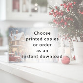 Festliche Village Winterschnee Weihnachten