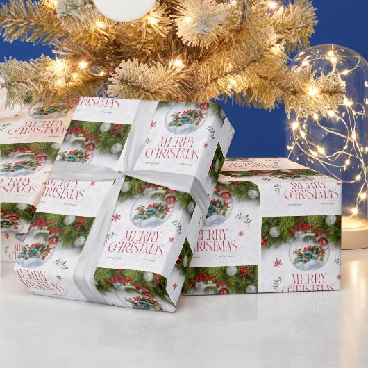 Festliche Vintage Schenkung Geschenkpapier (Feiertage)