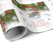 Festliche Vintage Schenkung Geschenkpapier (Rolleneckpunkt)