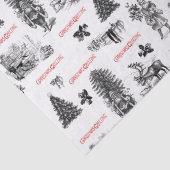 Festliche Vintage Viktorianische Weihnachten mit d Seidenpapier (Detail)