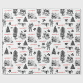 Festliche Vintage Viktorianische Weihnachten mit S Geschenkpapier (Flach)