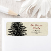 Festliche Vintage Viktorianische Weihnachtsbaumker (Insitu)