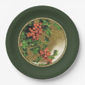 Festliche Vintage Weihnachtszeitschriften Teller (Vorderseite)