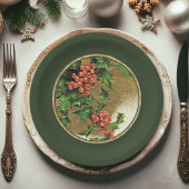 Festliche Vintage Weihnachtszeitschriften Teller