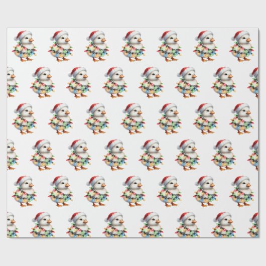 Festliche Waldfreunde Geschenkpapier (Flach)