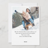 Festliche Wasserfarbe Holly Berry Weihnachten 2 FO (Rückseite)