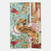 Festliche Weihnachten Geschirrtuch (Vertikal)