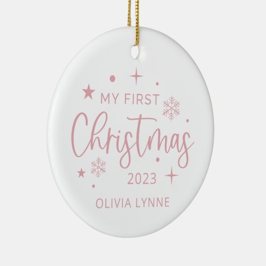 Festliche Weihnachten Keramik Ornament (Rechts)