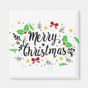 Festliche Weihnachten   Magnet