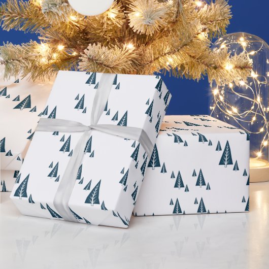 Festliche Weihnachten mit minimalistischer Note Geschenkpapier (Feiertage)