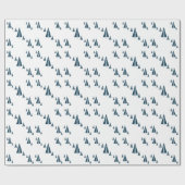 Festliche Weihnachten mit minimalistischer Note Geschenkpapier (Flach)