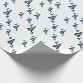 Festliche Weihnachten mit minimalistischer Note Geschenkpapier (Ecke)