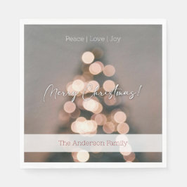 Festliche Weihnachten Napkin - Warmes Weihnachtsde Serviette