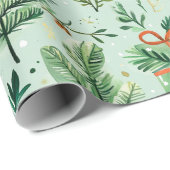 Festliche Weihnachten schien nahtlos Muster Geschenkpapier (Rolleneckpunkt)