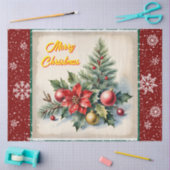 Festliche Weihnachten Schöne alte Sammlung Seidenpapier (Basteln)