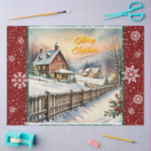 Festliche Weihnachten Schöne moderne Sammlung Seidenpapier (Basteln)